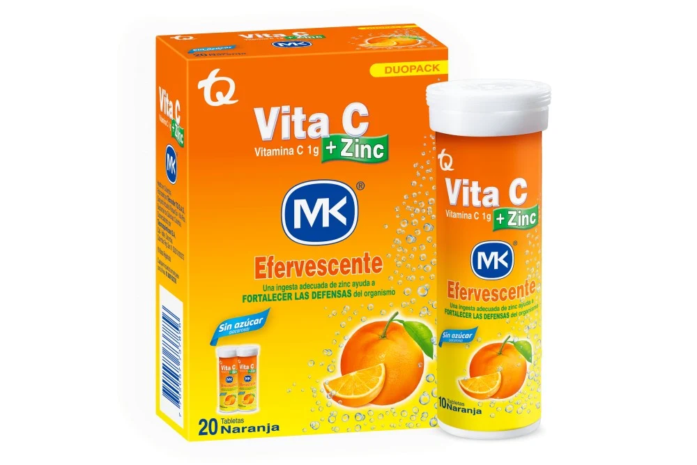 Vita C + Zinc MK 20 tabletas