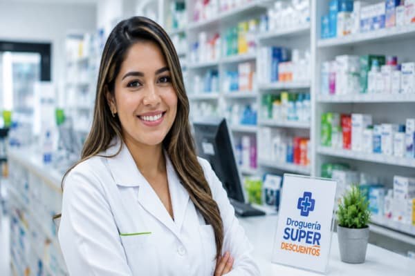Más de 30 años de trayectoria en Droguería Superdescuentos en La América, Medellín - Experiencia farmacéutica